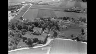 Flygfoto Jörlanda. Lantbr. Helgesson r i Stenungsunds kommun År 1938Foto G. AB Flygtrafik Bengtsfors