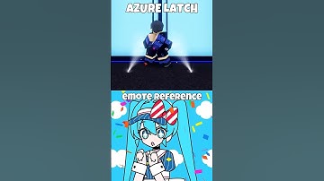 Azure Latch Emote vs Meme Reference Comparison 4 #roblox #azurelatch #bluelock #shorts