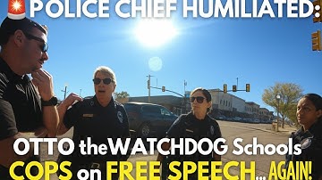 🚨POLITIEChef VERNED: OTTO de WAAKHOND leert AMBTENAREN OPNIEUW hun vrijheid van meningsuiting! #b...