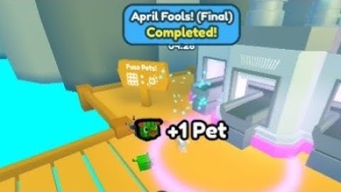THE BEST FUSING METHOD TO COMPLETE THE APRIL FOOLS QUEST!! (PET SIMULATOR X!) ROBLOX