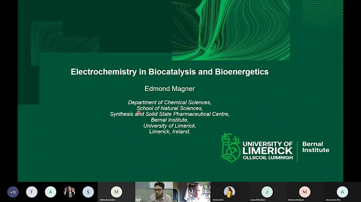 Bernal Seminar Series   Presenters Professor Edmon...