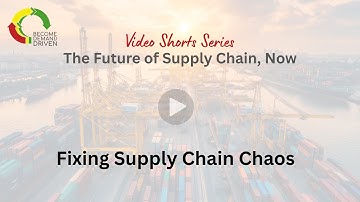 BECOME DEMAND DRIVEN Supply Chain Management