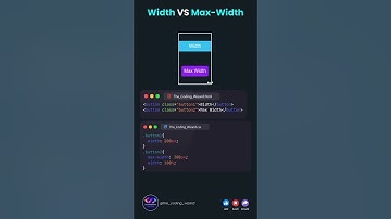 CSS Width Vs Max-Width Explained 🤯🤯🤯 #css3