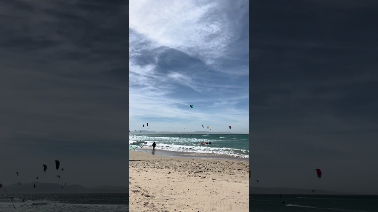 Spring day on the kite beach 