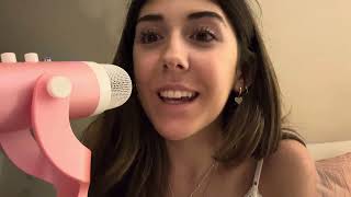 Trying out my new microphone!!!💖 Get tingles while I whisper and ramble