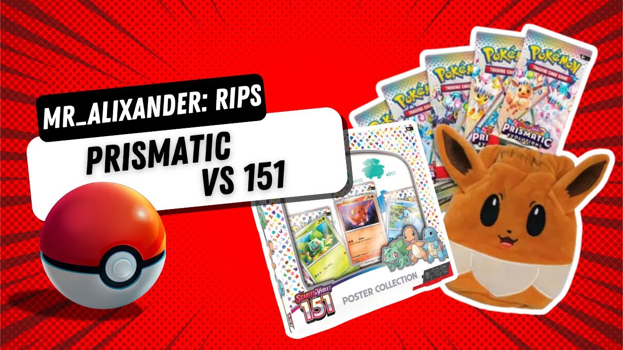 Opening Prismatic & 151 Packs – Part 1 of a Double Set Rip! 👀🔥 - YouTube