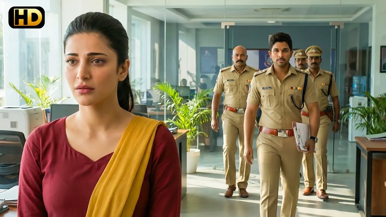 Allu Arjun | Telugu Hindi Dubbed Action Romantic Movie Full Love Story | Shruti Haasan | 