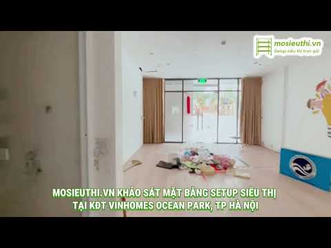 Khảo sát mặt bằng setup siêu thị tại KĐT Vinhomes Ocean Park, TP Hà Nội