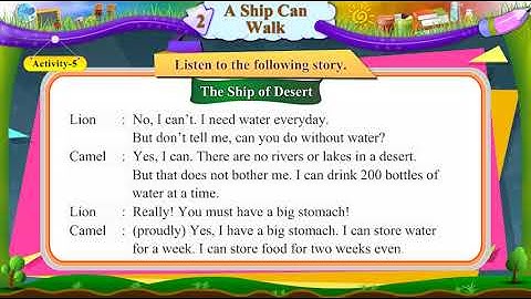 std 6 sem 2 english unit 2 a ship can walk activity 5
