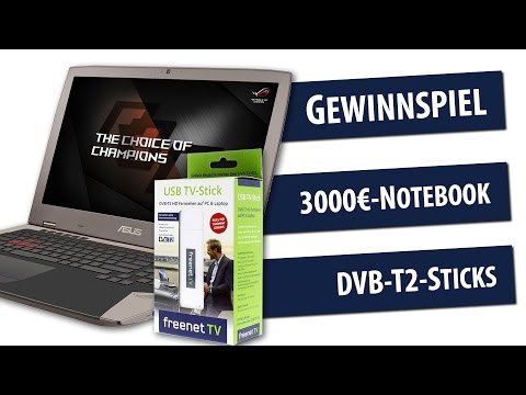 DVB-T2-Start: Alle Infos & Verlosung von Gaming-Notebook & TV-Sticks