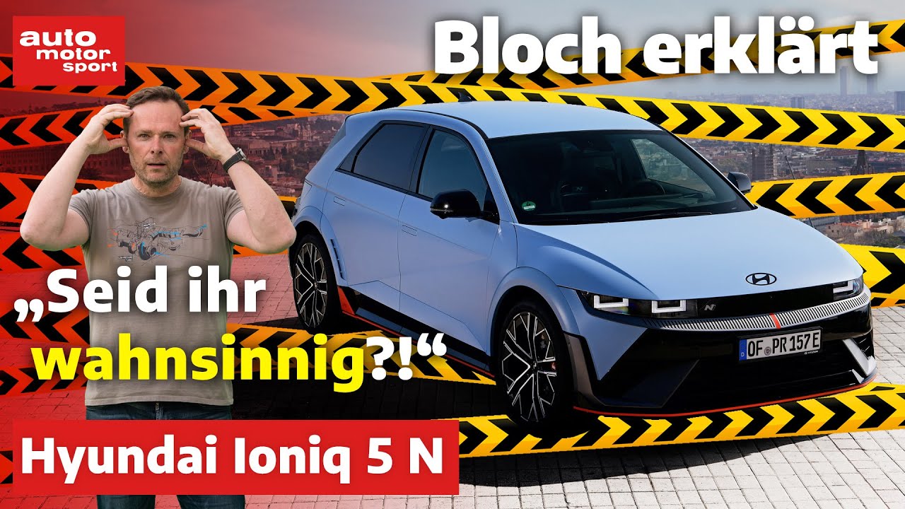 Hyundai Ioniq 5 N: die spinnen bei Hyundai! Bloch erklärt #246 | auto motor und sport