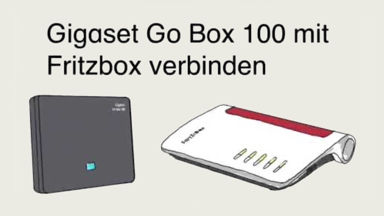 Gigaset Go Box 100 IP Telefon mit Fritzbox Router verbinden - YouTube