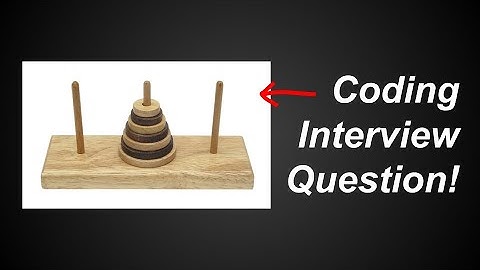 Tower Of Hanoi Puzzle (Difficult Python Practice Question 8 - Also a Coding Interview Question)