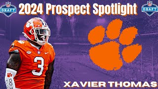 "Xavier Thomas Is A FREAK ATHLETE!" | 2024 NFL Draft Prospect Spotlight!