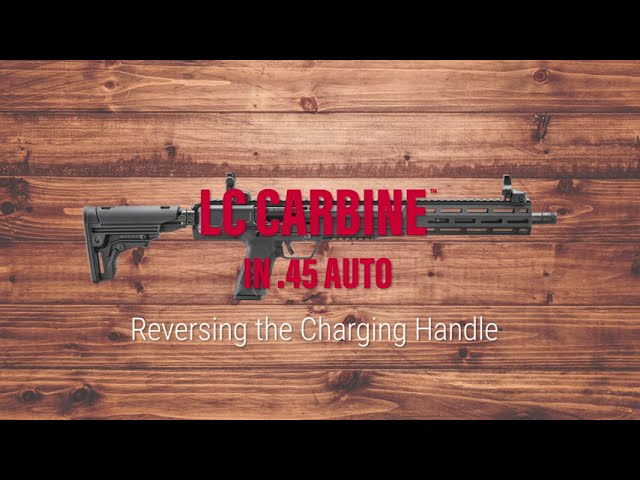Ruger® LC Carbine™ in .45 Auto Reversing the Charging Handle Tech Tips