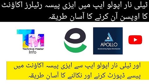 How To Open Easypaisa Retailer Account And Link With Telenor Apollo App.