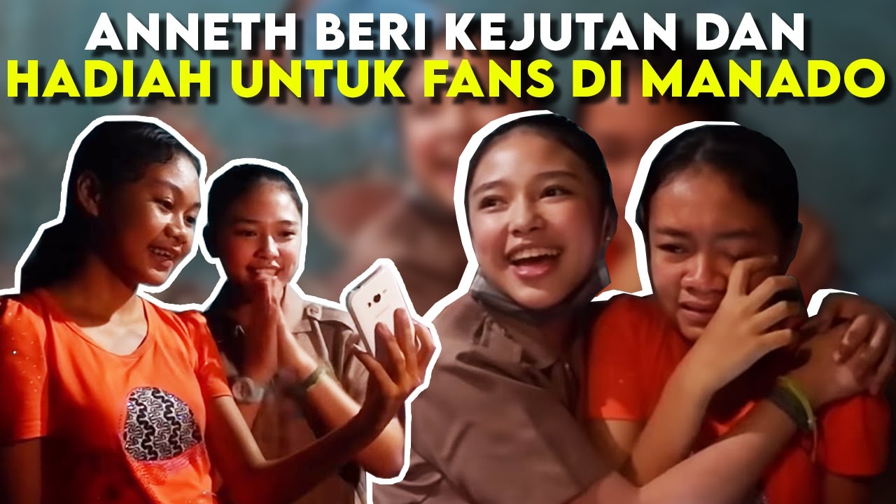 ANNETH BERI KEJUTAN DAN HADIAH UNTUK FANS DI MANADO