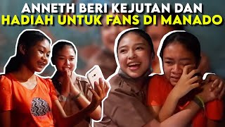 ANNETH BERI KEJUTAN DAN HADIAH UNTUK FANS DI MANADO