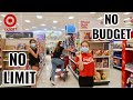 THE TARGET NO LIMIT , NO BUDGET SHOPPING CHALLENGE | SISTER FOREVER