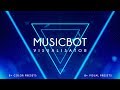 Musicbot visualisator and audio react  after effects template