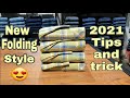 How to fold shirt for showroom | shirt folding hacks | Organization tips to save space