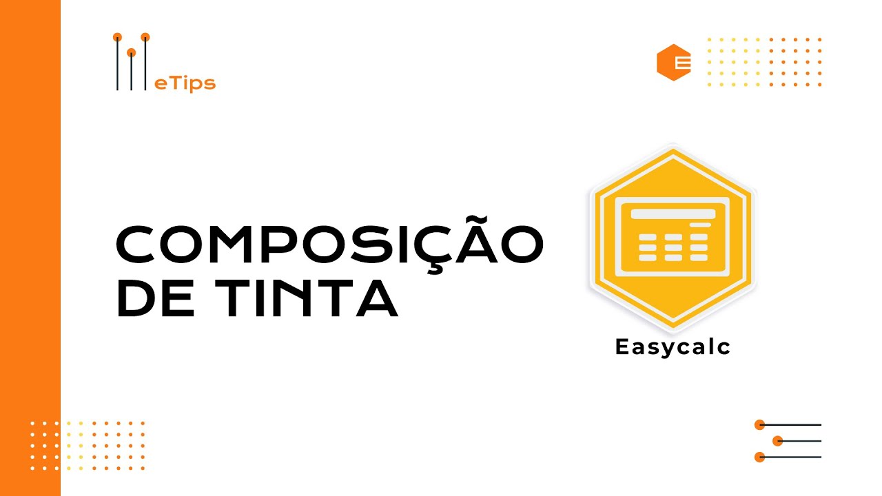 eTips | Composição de tinta