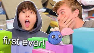 MY FIRST PO BOX OPENING😱 (with Mattie and Carter)