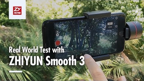 Zhiyun Smooth 3   First Impressions & Test Footage w iPhone 7 and iPhone 7 Plus