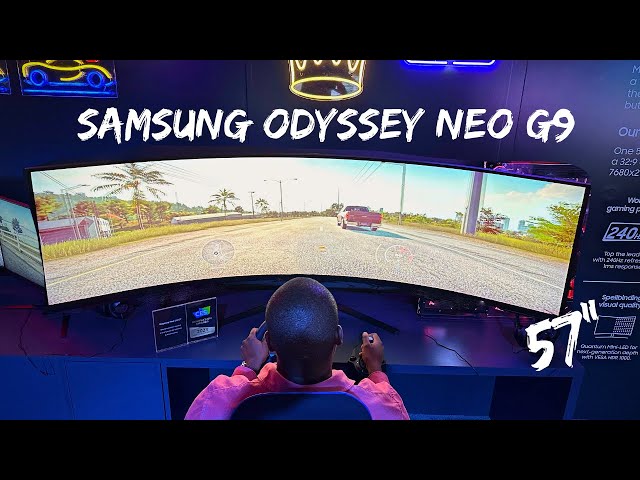 Samsung Odyssey Neo G9 57in hands-on review