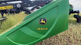 Ely Farms / John Deere / Canola Swathing / 4K