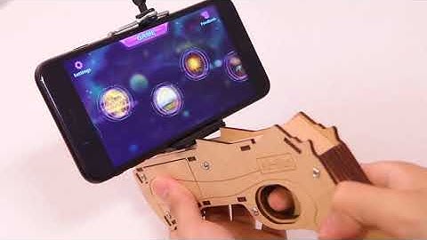 AUGMENTED REALITY AR BLUETOOTH GUN WITH APP