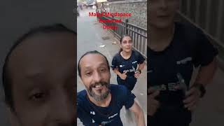 #fullmarathon #travel #summerworkout #onedaymarathon #mumbai malad Backroad with wife #comedy #run