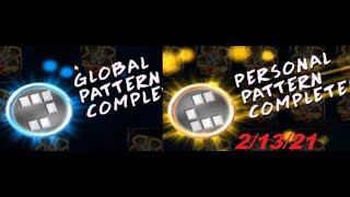 Global And Personal Pattern In WWE Supercard For 2/13/2021