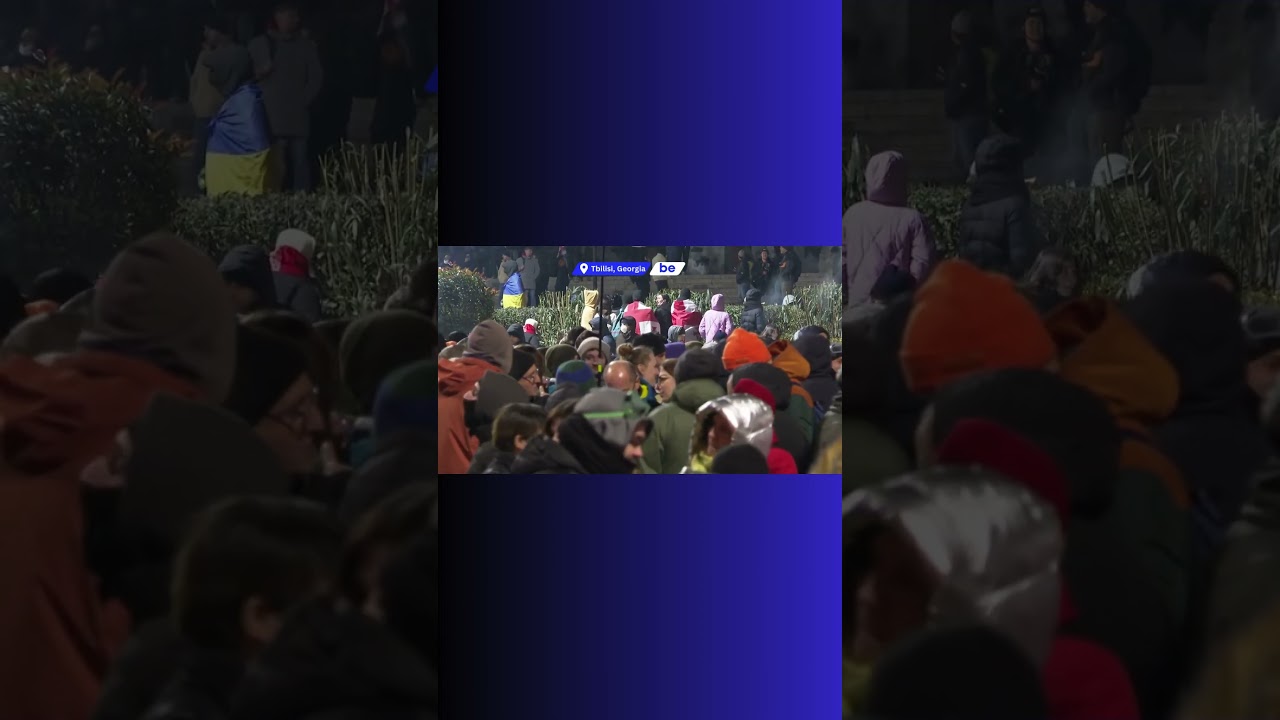 Thousands rally in Georgia after police raid opposition offices 