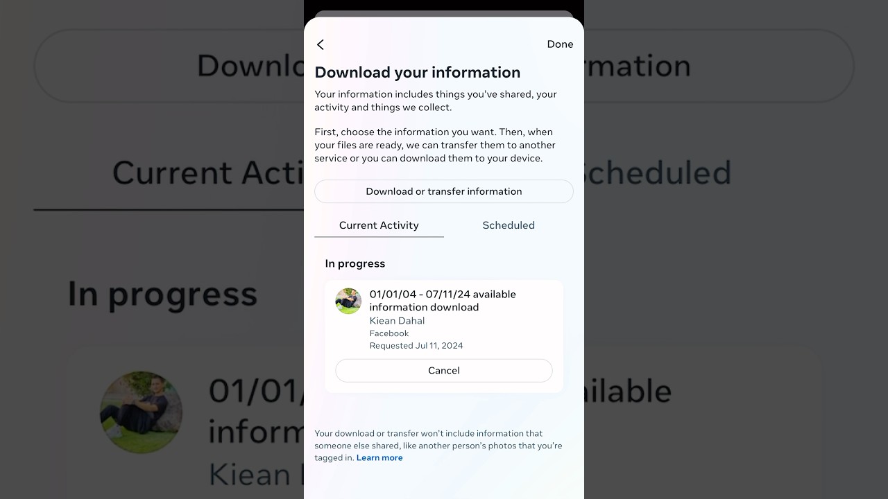 How to Download Facebook Information || Recovery deleted Chats Recover deleted Photo ||