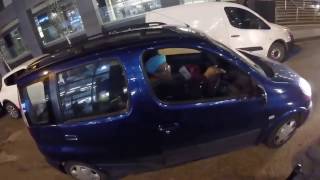 Driver refuses to reverse to let bus go in small street