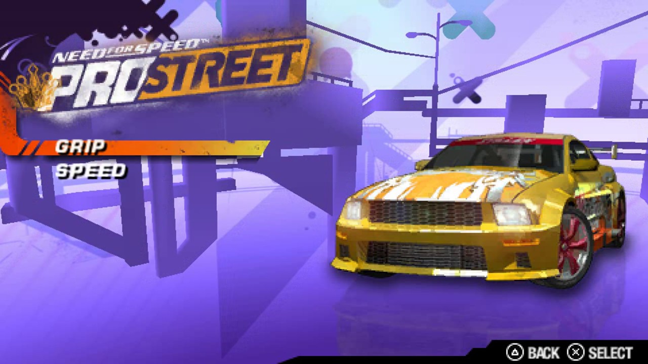 need for speed pro street psp cheat