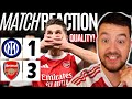 THAT IS HOW TO USE GYOKERES! Inter Milan 1-3 Arsenal | Match Reaction!