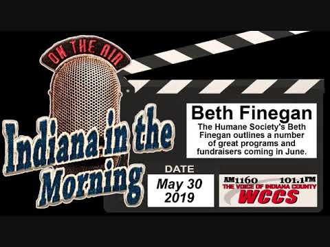 Indiana in the Morning Interview: Beth Finegan (5-30-19)