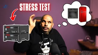 Wanroy 51.2 /100ah RACK stress test με  σύνδεση Growatt spf 6000 es plus OFF GRID #12