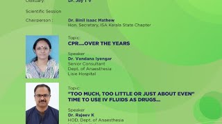 CPR.... Over the years, Time to use IV fluids as drugs  "Too much, too little or just about even".