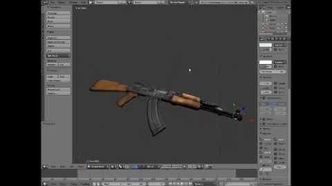 AK-47 in Blender