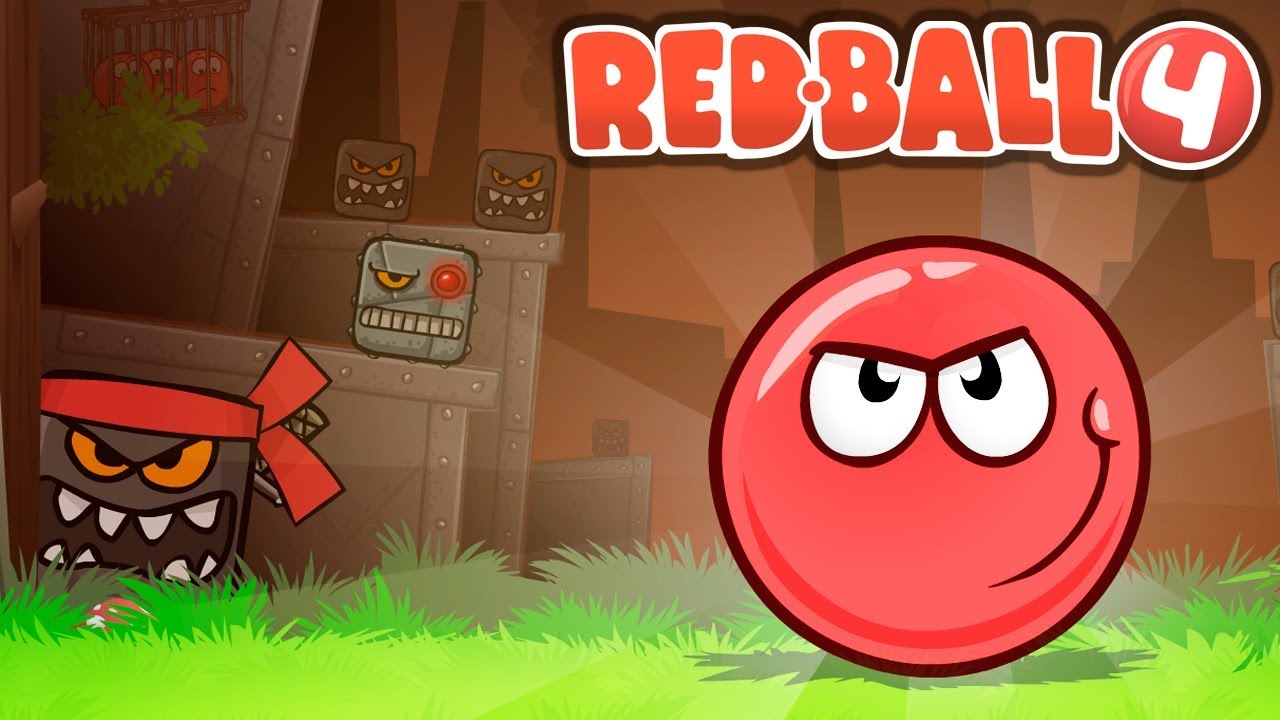 Новые игры красного шарика. Игра Red Ball 4. Красный шарик Red Ball игра. Игры красный шарик 4. Красный шар ред бол 4.