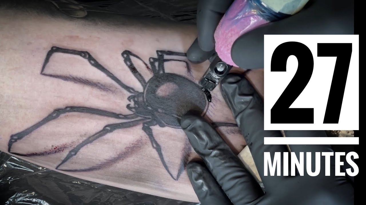 Spider Tattoo by Matt Rousseau | Your Flesh Tattoo