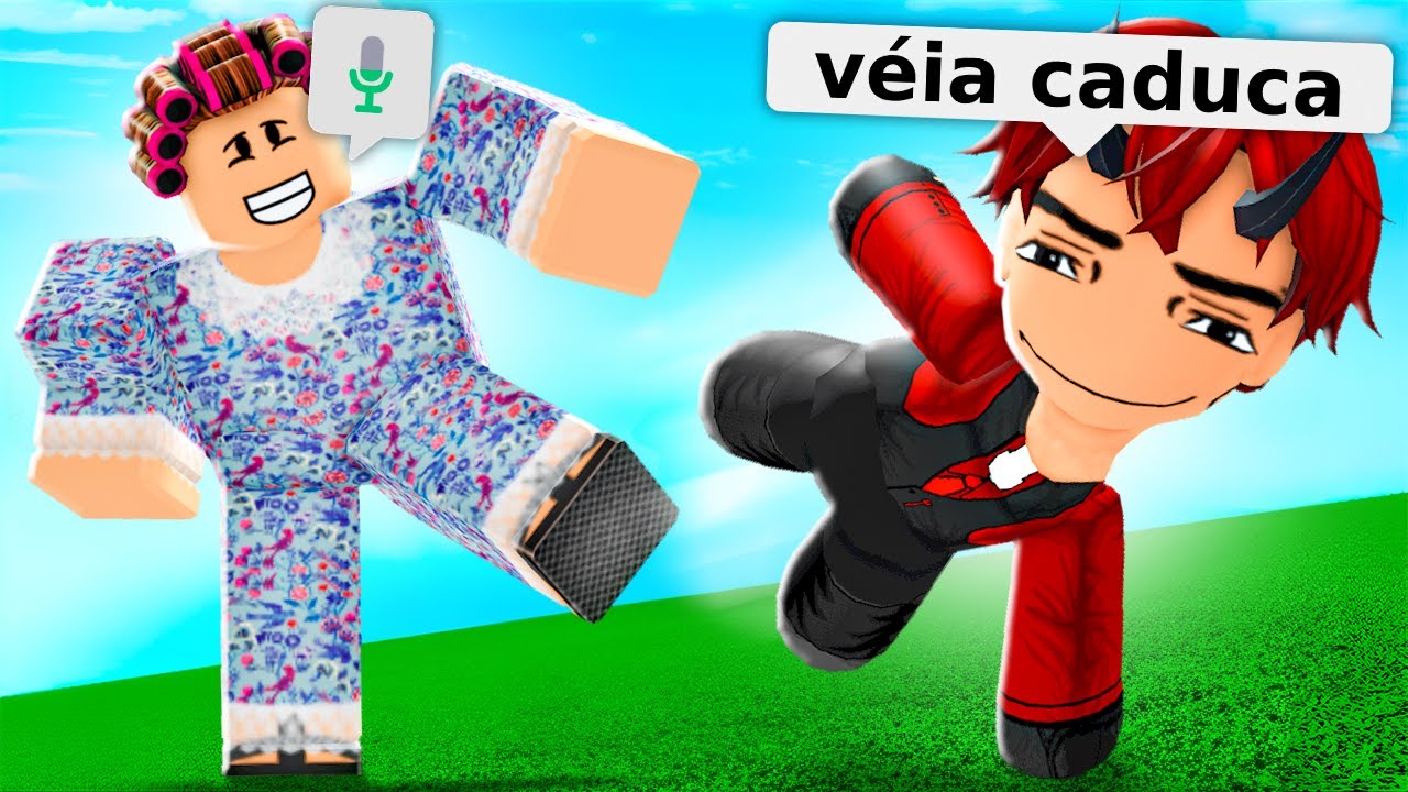 tive que destruir minha vó no roblox...