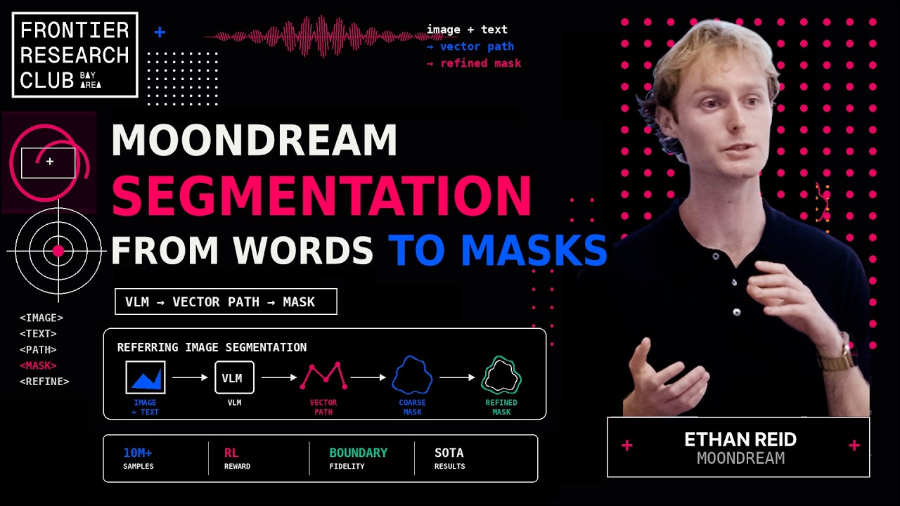 Moondream Segmentation: From Words to Masks | Ethan Reid, Research Scientist at Moondream