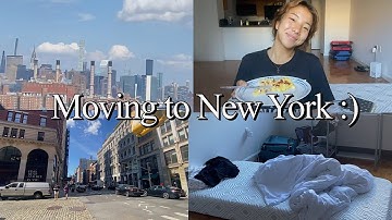 Days in My Life in NYC VLOG: Moving into my apartment, first days in my life at NYU
