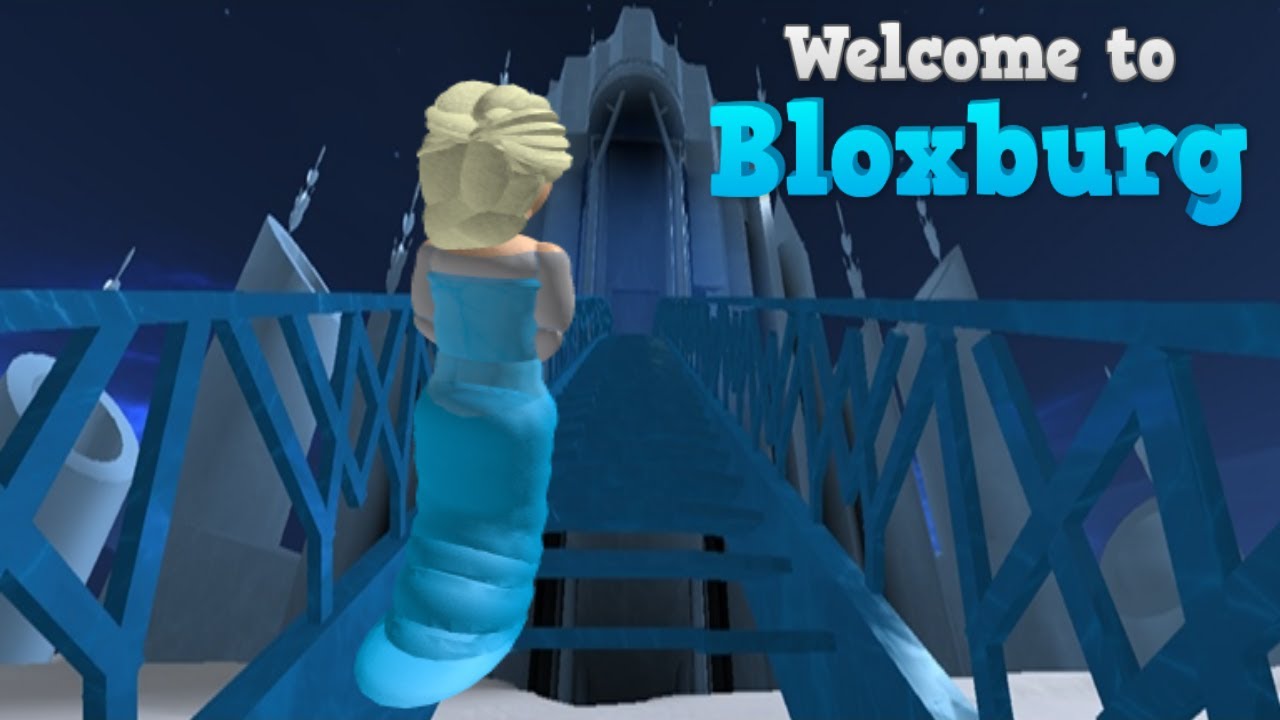Welcome To Bloxburg Queen Elsa S Frozen Castle Speed Build New Youtube - roblox l welcome to bloxburg ice skating rink 100 sub