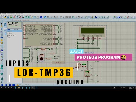 Simulasi Arduino Uno Membaca Data Analog Input Arduino Menggunakan Proteus Pro 8