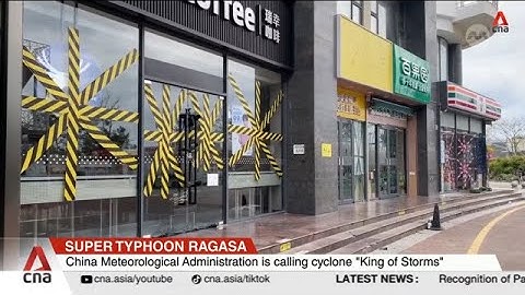 Hong Kong braces for Super Typhoon Ragasa, the most powerful storm on earth this year